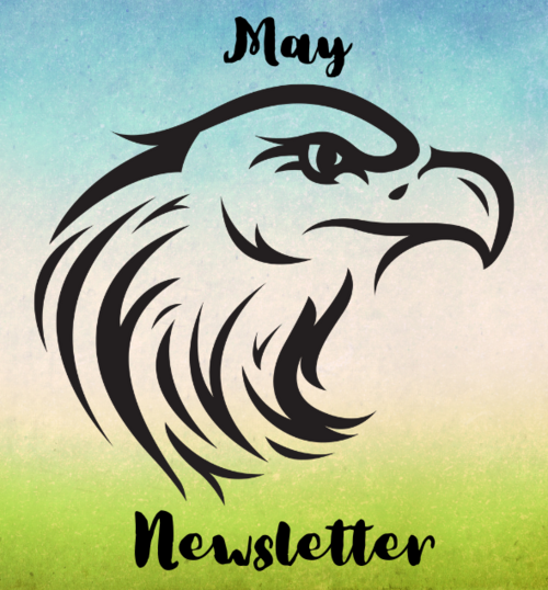 May Newsletter with eagle logo